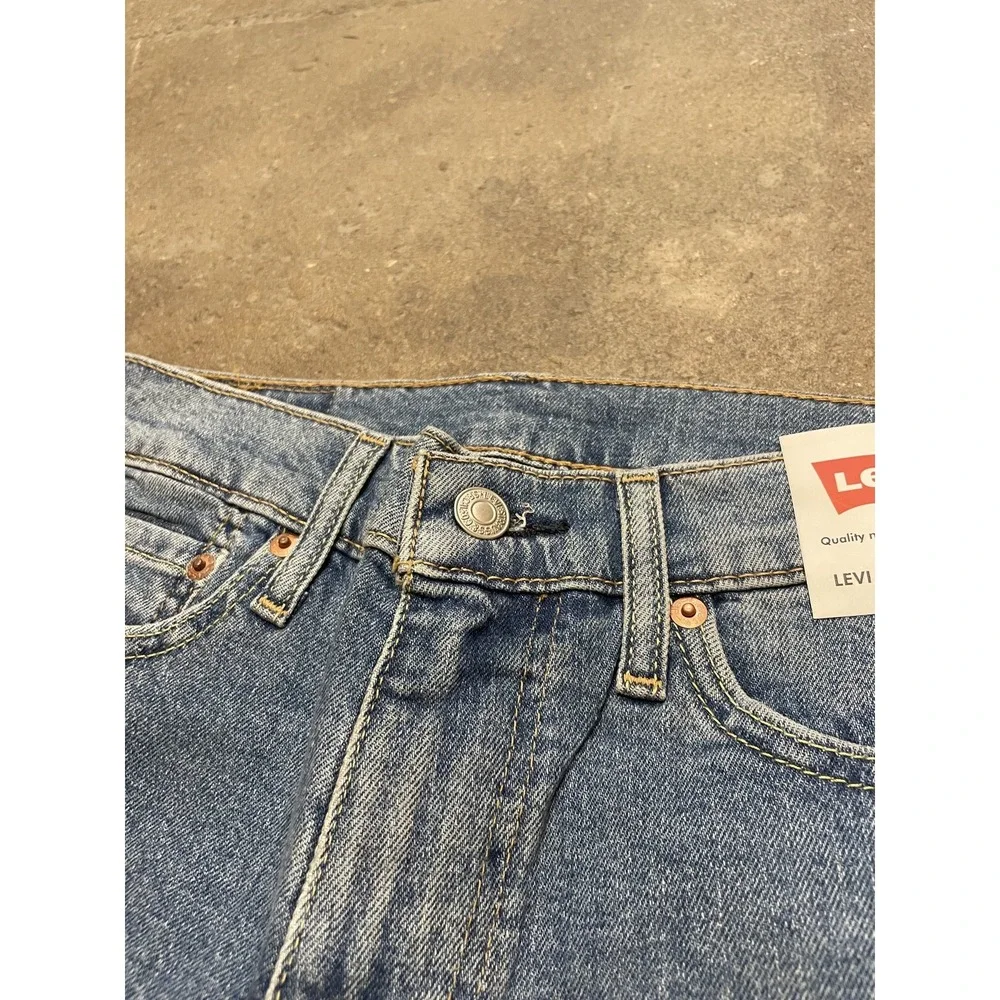 NWT LEVI'S 511 Flex Light Blue Stretch Slim Fit‎ Denim Men's Jeans 28W x 32L